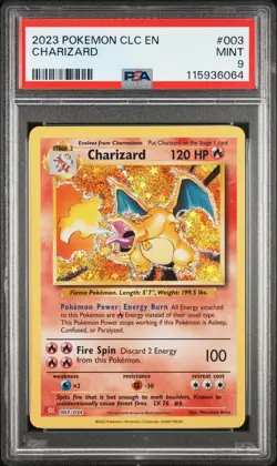 PSA 9 Charizard #003 2023 Pokemon CLC Classic Card Game 115936064 - Image 1