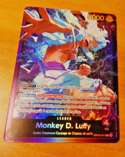 ONE PIECE CARD GAME HOLO CARTE FRANCAISE OP09-061 LEADER FR MINT - Image 1