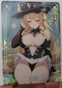 Navia Genshin Impact SP Card Goddess Story Under the Nightgown Waifu - Image 1