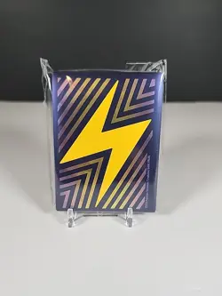 Pokemon Surging Sparks ETB 65 Lightning Bolt Card Sleeves - Image 1