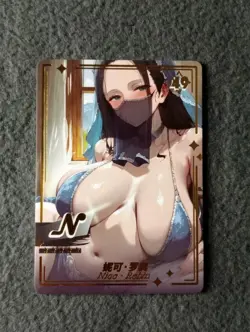 WAIFU Genki Parade 49 N Rare card. Sexy Anime Goddess Story NICO ROBIN - Image 1