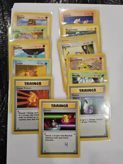 Pokemon Base Set Shadowless 16 Card Lot. List in Description - Image 1
