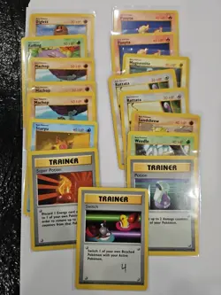 Pokemon Base Set Shadowless 16 Card Lot. List in Description - Image 2