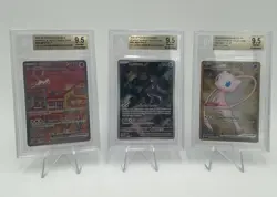 Pokemon 151 Mew & Mewtwo Ultra Premium Collection UPC 3 Card Promo Set-BGS 9.5 - Image 1
