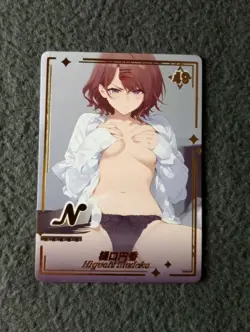 WAIFU Genki Parade 48 N Rare card. Sexy Anime Goddess Story HIGUCHI MADOKA - Image 1