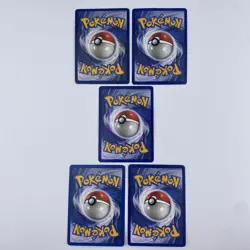Pokemon Card - Rattata - Base Set (Shadowless) 61/102 - 5 cards - Image 5
