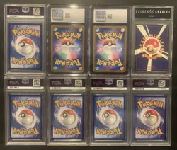 Pokemon TCG Set Of 8 Graded Card Lot- Eevee, Dark Slowbro, Shadowless Arcanine - Image 2