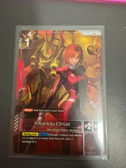 GUNDAM TCG CARD GAME, NEWTYPE RISING - MARIDA CRUZ, GD01-093 (R+) ALT ART - Image 1