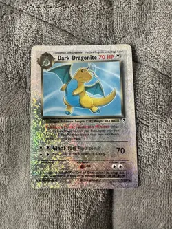 Pokemon TCG Dark Dragonite Holo Rare Card 5/110 WOTC Legendary Collection - Image 1