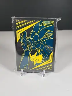 New Pikachu & Zekrom Pokemon Team Up Card 65ct Sleeves - Image 1