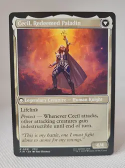 MTG Final Fantasy Rare #0091 Cecil The Dark Knight - Image 2