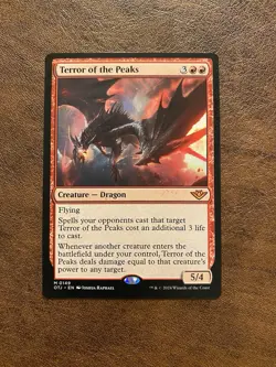 Terror of the Peaks Outlaws of Thunder Junction Regular MTG Mythic Regular #0149 - Image 1