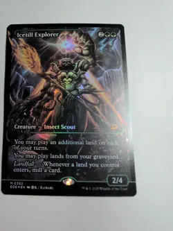 IceTill Explorer MTG Edge of Eternities Card Showcase Foil NM Condition - Image 1