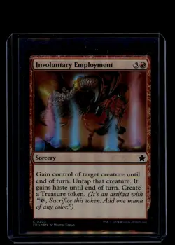 MTG Involuntary Employment #203 Common Foil Foundations - Image 1