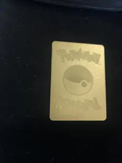 Pokemon Charizard DX 52/100 Gold Metal Pokemon Card Max Wildfire HP500 - Image 3