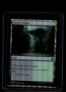 MTG Jungle Hollow #263 Land Foil Foundations - Image 1