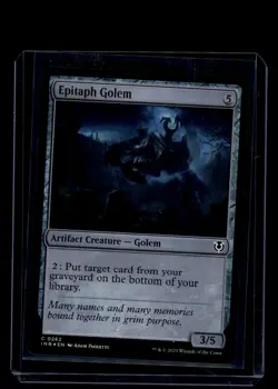 MTG Epitaph Golem #262 Common Foil Innistrad Remastered - Image 1