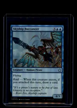 MTG Skyship Buccaneer #50 Uncommon Foil Foundations - Image 1