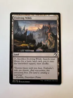 Evolving Wilds - MTG Innistrad: Midnight Hunt - NM - Image 1