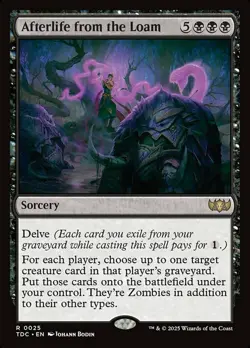 Mint/Near-Mint, English - 1 x MTG Afterlife from the Loam Commander: Tarkir: Dra - Image 1