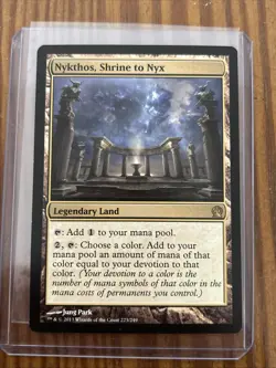 MTG - Magic the Gathering - Nykthos, Shrine to Nyx - THS - LP / Non-Foil / Rare - Image 1