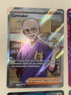 Twilight Masquerade Pokemon Caretaker Luxray Iron Thorns EX Scoop Cyclone Holo - Image 2