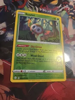 Rowlet 006/072 - Reverse Holo - Pokemon Shining Fates - Mint Pack Fresh - Image 2