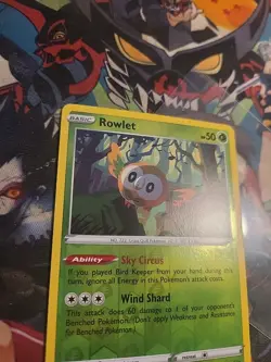 Rowlet 006/072 - Reverse Holo - Pokemon Shining Fates - Mint Pack Fresh - Image 3