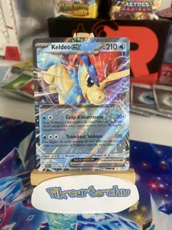 Carte Pokemon Keldeo ex 030/086 EV10.5 WHT flamme blanche FR - Image 1