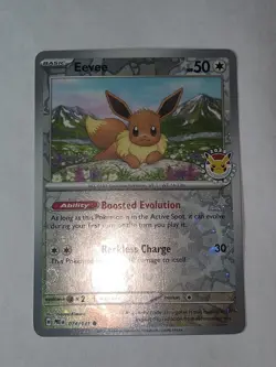 Eevee - (Pokemon Day 2025) (Reverse Cosmos Holo) 074/131 Miscellaneous Cards... - Image 2