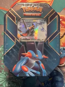 Pokemon TCG 2015 Hoenn Power Swampert EX Tin Factory Sealed, New - Image 1