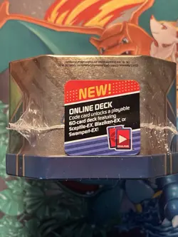 Pokemon TCG 2015 Hoenn Power Swampert EX Tin Factory Sealed, New - Image 3