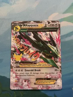 M Rayquaza EX 76/108 Celebrations Classic Collection Pokemon 2021 - Image 1