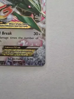 M Rayquaza EX 76/108 Celebrations Classic Collection Pokemon 2021 - Image 5