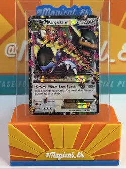 M Kangaskhan EX #79 Ultra Rare Pokemon TCG 2014 XY Flashfire HP Heavily Played - Image 1