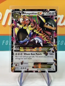M Kangaskhan EX #79 Ultra Rare Pokemon TCG 2014 XY Flashfire HP Heavily Played - Image 3