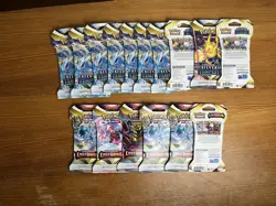 10 Pokemon Silver Tempest 6 Lost Origins Sealed Sleeved Booster Packs Brand New - Image 1