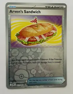 Arven's Sandwich (Reverse Holo) 161/182 - Destined Rivals Pokemon TCG-NM - Image 1