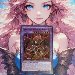 Yugioh - Masquerade the Blazing Dragon - MP22-EN208 - Super Rare - 1st Ed - NM - Image 1