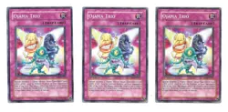 3x Yugioh! Ojama Trio DP2-EN027 Duelist Pack Common 1st Edition TCG Cards - Image 1