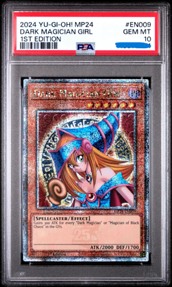 Yugioh PSA 10 DARK MAGICIAN GIRL MP24-EN009 25TH QUARTER CENTURY SECRET RARE QCR - Image 1