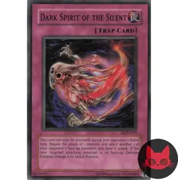 Yugioh Dark Spirit of the Silent LON-079 Super Rare NM - Image 1