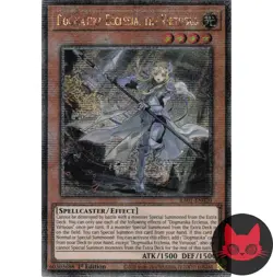 Yugioh Dogmatika Ecclesia, the Virtuous QC Secret Rare 1st Edition NM - Image 1