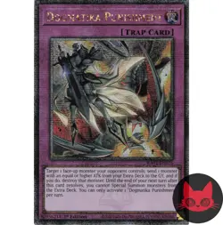Yugioh Dogmatika Punishment RA01-EN076 QC Secret Rare 1st Edition NM - Image 1