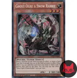 Yugioh Ghost Ogre & Snow Rabbit RA02-EN009 Secret Rare 1st Edition NM - Image 1