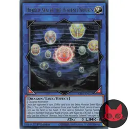 Yugioh Hieratic Seal of the Heavenly Spheres RA02-EN039 1st Ed Ultra Rare NM - Image 1