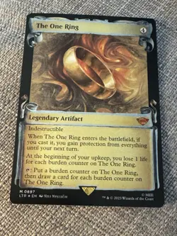 The One Ring - Legendary Artifact Card Showcase Scroll Foil - Image 5
