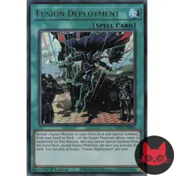 Yugioh Fusion Deployment RA02-EN065 Ultra Rare 1st Edition NM - Image 1