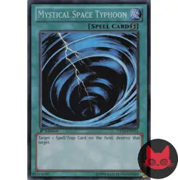 Yugioh Mystical Space Typhoon YS13-ENV12 Super Rare 1st Edition NM - Image 1