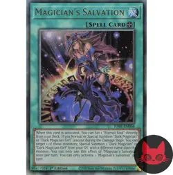 Yugioh Magician's Salvation RA01-EN068 Ultimate Rare 1st Edition NM - Image 1